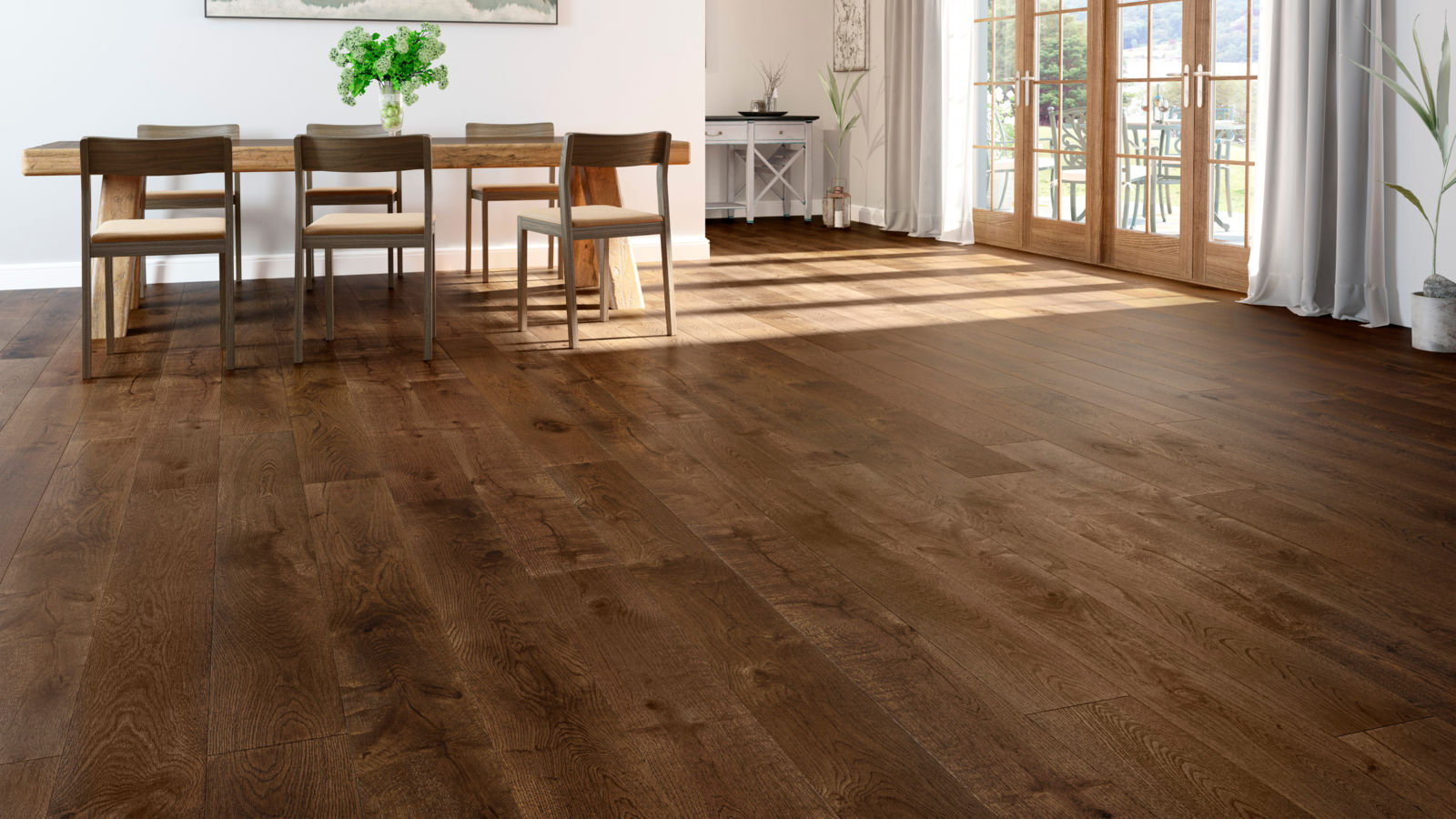 Engineered hardwood flooring